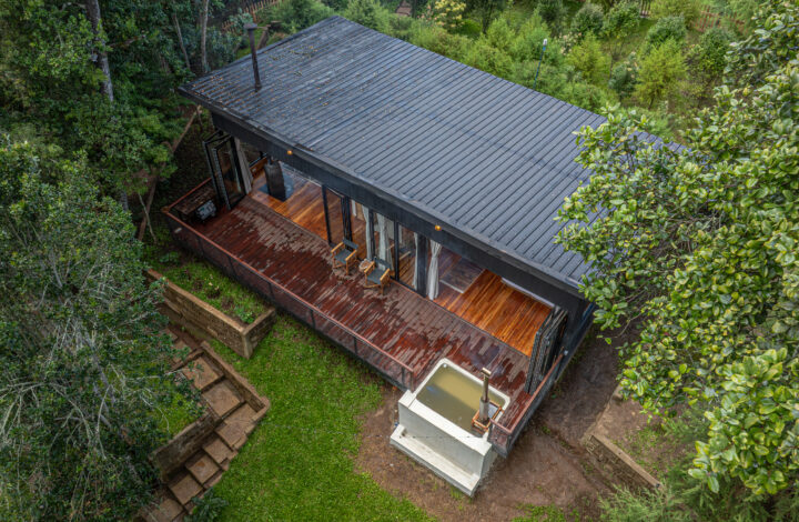 Riverside Cabin with Hot Tub